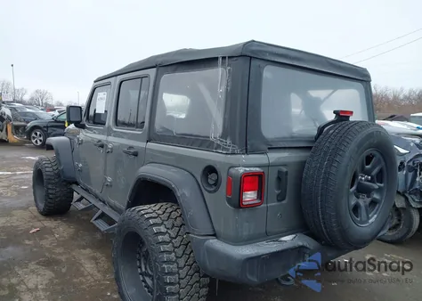 2020 Jeep Wrangler Unlimited Sport 4X4 z USA, uszkodzony, nr VIN 1C4HJXDN7LW335479